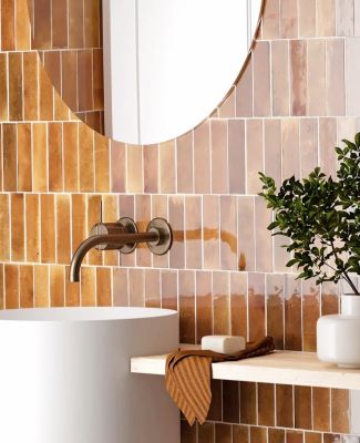 zellige bathroom wall tiles